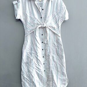 Maeve by anthropology stripped dress
